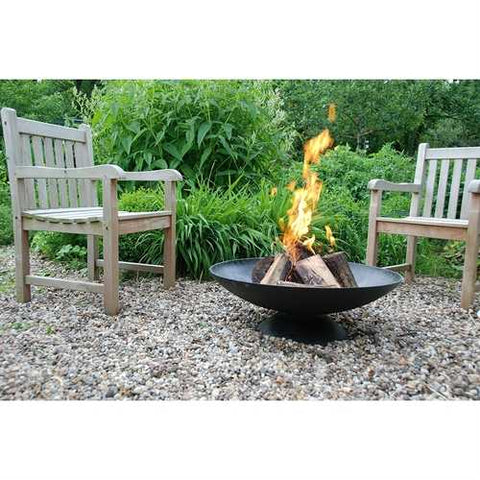 Image of Large 30-inch Cast Iron Fire Pit Bowl