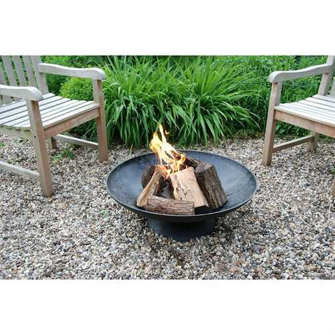 Image of Large 30-inch Cast Iron Fire Pit Bowl