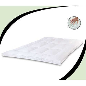 Twin size 2.5 inch Memory Foam and Fiber Fill Mattress Topper