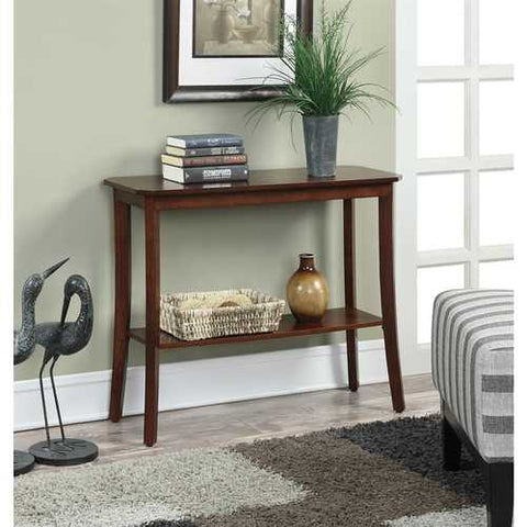 Image of Mahogany 2 Tier Console Table