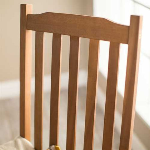 Image of Indoor/Outdoor Patio Porch Natural Slat Rocking Chair