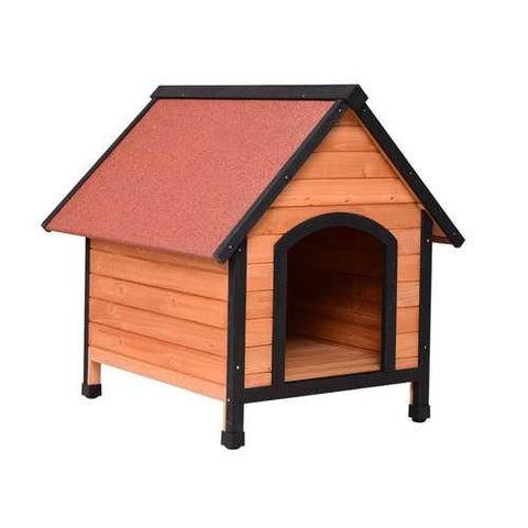 Image of Medium Dog Outdoor Indoor Wooden Pet Room Shelter House