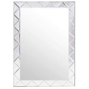 Modern Rectangle 30 x 21 inch Beveled Bathroom Wall Mirror