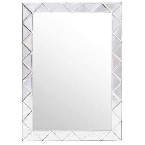 Image of Modern Rectangle 30 x 21 inch Beveled Bathroom Wall Mirror