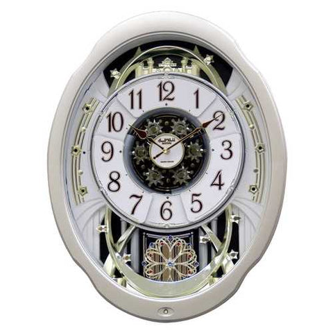 Image of Moving Face Pendulum Wall Clock - Plays Melodies Every Hour