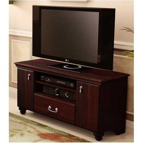 Image of 48-inch Eco-Friendly TV Stand in Dark Mahogany