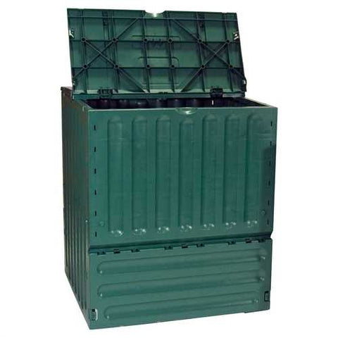 Image of Outdoor Garden Green Recycled Plastic 160-Gallon Compost Bin