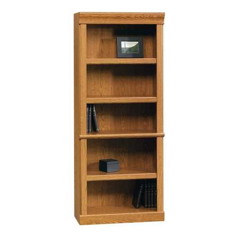 Image of Open Bookcase in Carolina Oak Finish