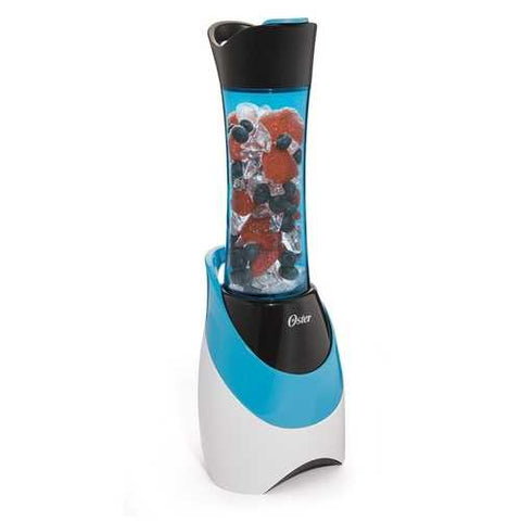 Image of 250-Watt Personal Blender with BPA-Free Travel Sport Bottle in Blue