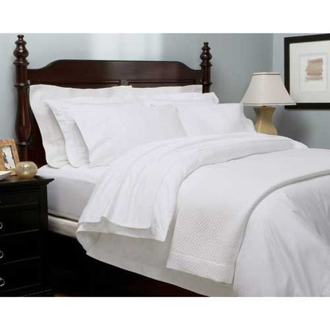 Image of Full size 400-Thread Count Egyptian Cotton Sheet Set in White