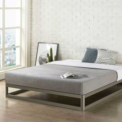 Image of Twin size Modern Heavy Duty Low Profile Metal Platform Bed Frame