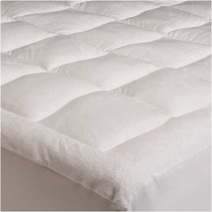 Twin XL size Super Soft Microplush Mattress Pad - End-to-end Box Stitched