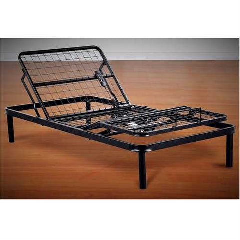 Image of Twin XL Electric Adjustable Bed with Remote - Heavy Duty Metal Frame