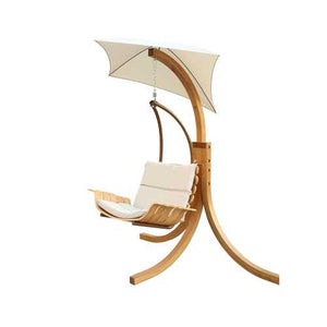 Contemporary Porch Swing Deck Patio Chair with Umbrella