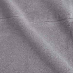 Queen size 100-Percent Cotton Velvet Flannel Sheet Set in Graphite