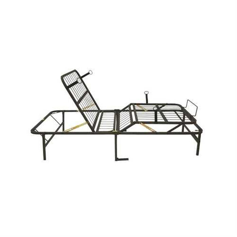 Image of Twin XL Metal Platform Bed Frame Manual Adjustable Bed