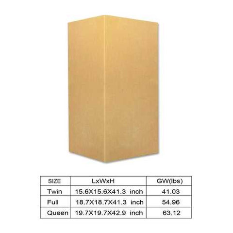 Image of Queen size 9-inch Thick Memory Foam Mattress with Quilted Cover