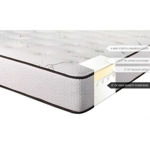 Queen 10-inch Thick Talalay Latex Foam Mattress - Made in the USA