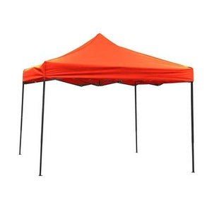 Red 10-Ft x 10-Ft Outdoor Sun Shade Canopy Tent with Sturdy Metal Frame