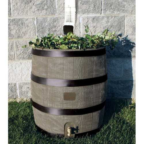 Image of 2-in-1 Rain Barrel Planter