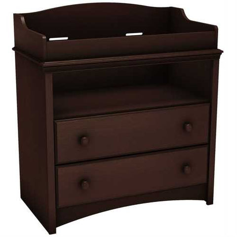 Image of Baby Furniture 2 Drawer Diaper Changing Table in Espresso