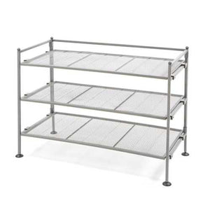 Iron 3-Tier Folding Shoe Rack