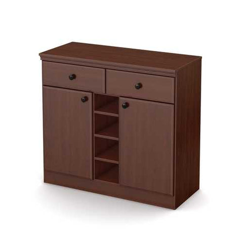 Image of Dining Room Buffet Sideboard Console Table in Cherry Wood Finish