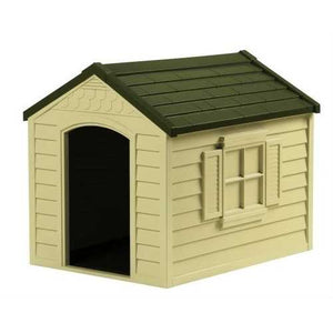 Medium Size Outdoor Resin Construction Snap Together Dog House