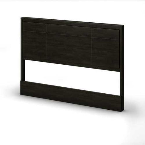 Image of Queen size Contemporary Headboard in Ebony Wood Finish