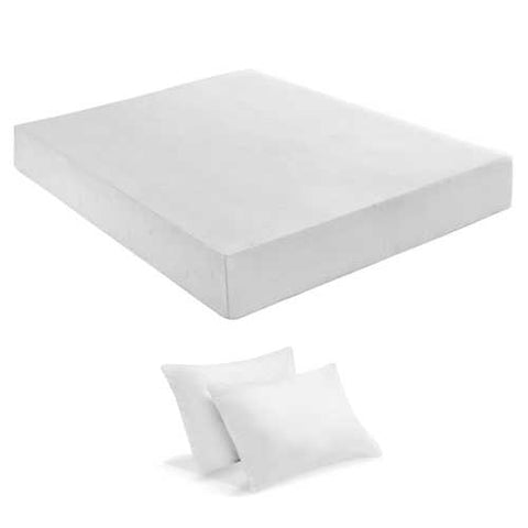 Image of King size 10-inch Thick Memory Foam Mattress with 2 Pillows