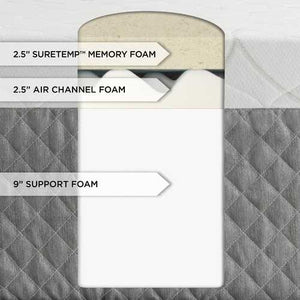 King size 14-inch Thick Memory Foam Mattress