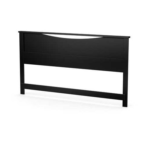 Image of King size Modern Headboard in Black Wood Finish