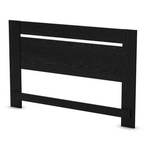 Full / Queen size Contemporary Headboard in Black Oak Finish