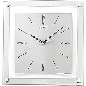 Contemporary 12.25-inch Square Quiet Analog Wall Clock