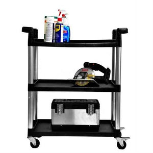 3-Tier Printer Stand Utility Cart with Locking Casters