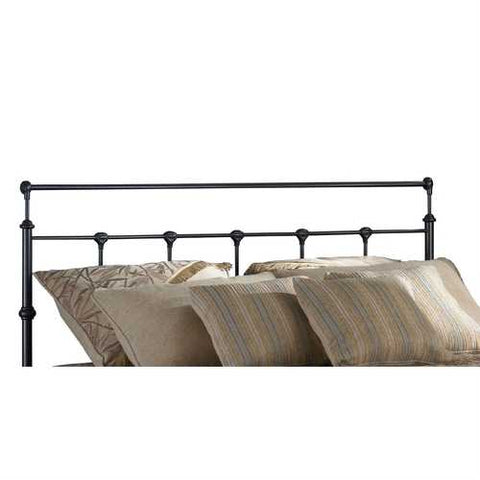 Image of Twin size Metal Headboard with Smooth Post and Rounded Tops