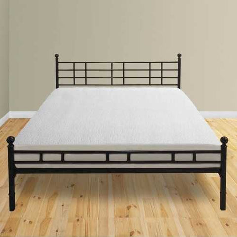 Image of Twin XL Steel Metal Platform Bed Frame with Headboard & Footboard