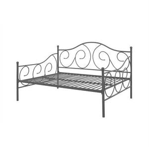 Full size Metal Daybed Frame Contemporary Design Day Bed in Bronze Finish