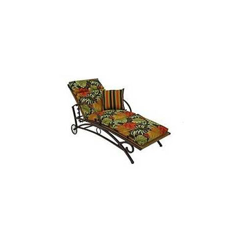 Image of Resin Wicker / Steel Multi-Position Chaise Lounge Chair Recliner