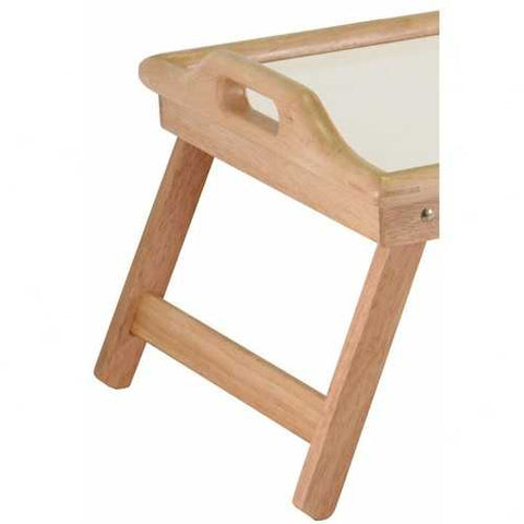 Image of Breakfast in Bed Tray Table with Handles and Foldable Legs