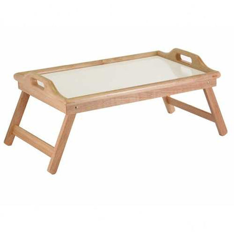 Image of Breakfast in Bed Tray Table with Handles and Foldable Legs