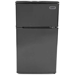 3.1 Cubic Foot Energy Star Compact Refrigerator Freezer in Black Dry Erase