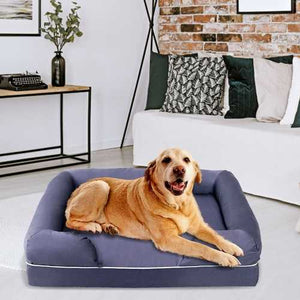 Navy Blue 4 inch thick Memory Foam Extra Large Dog