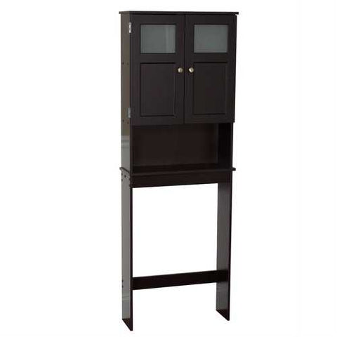 Image of Espresso Bathroom Storage Unit Cabinet for Over the Toilet